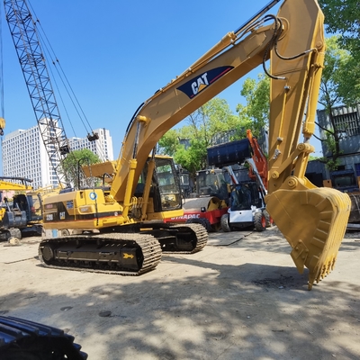 আসল CAT 320B সেকেন্ড হ্যান্ড এক্সক্যাভার, Caterpillar Used Crawler Digger 20 Ton With Caterpillar CAT 3066T Engine