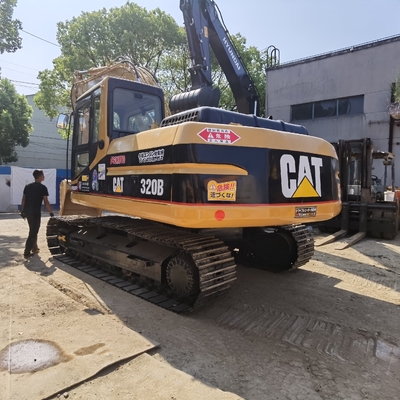 আসল CAT 320B সেকেন্ড হ্যান্ড এক্সক্যাভার, Caterpillar Used Crawler Digger 20 Ton With Caterpillar CAT 3066T Engine