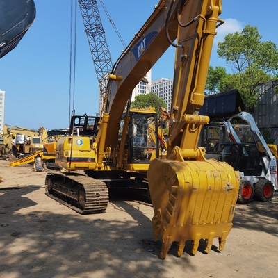 আসল CAT 320B সেকেন্ড হ্যান্ড এক্সক্যাভার, Caterpillar Used Crawler Digger 20 Ton With Caterpillar CAT 3066T Engine