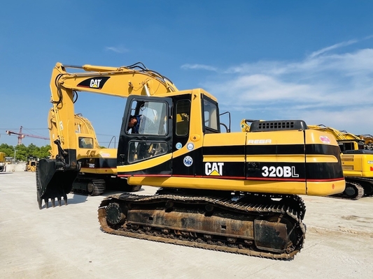 জাপান অরিজিনাল CAT 320BL সেকেন্ড হ্যান্ড এক্সক্যাভার, 20 টন Caterpillar ব্যবহৃত ক্রলার ডিগার CAT 3066T ইঞ্জিন