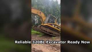 আসল জাপান ব্যবহৃত CAT 320BL ক্রলার এক্সকাভেটর ভাল অবস্থা জাহাজের জন্য প্রস্তুত